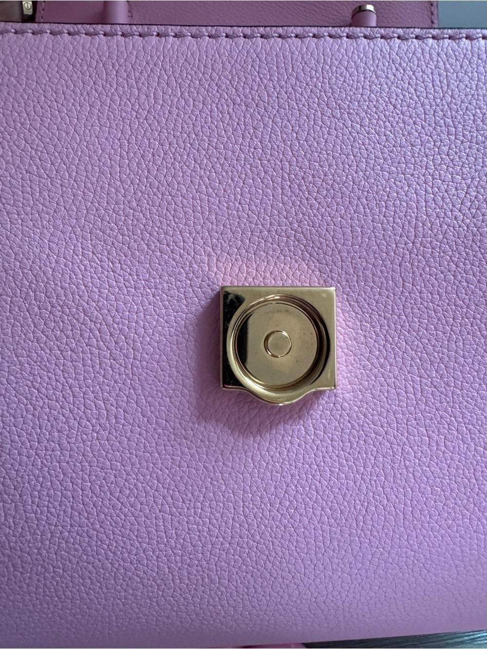 Versace La Medusa Small Pink Leather Top-Handle Bag with Chain Strap - Picture 12 of 12